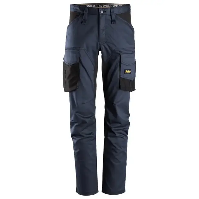 Beperkt Aanbod Snickers Allroundworkwerkbroek 6803 Donker Blauw - Zwart (9504) Maat 060