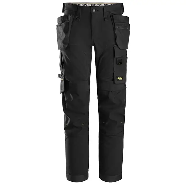 Snickers Stretch Broek 6275 Zwart (0404) Maat 150 Exclusieve Aanbieding