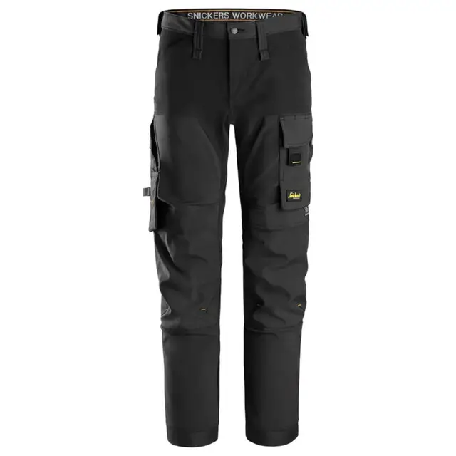 Uitverkoop Snickers Stretch Broek 6375 Zwart (0404) Maat 056