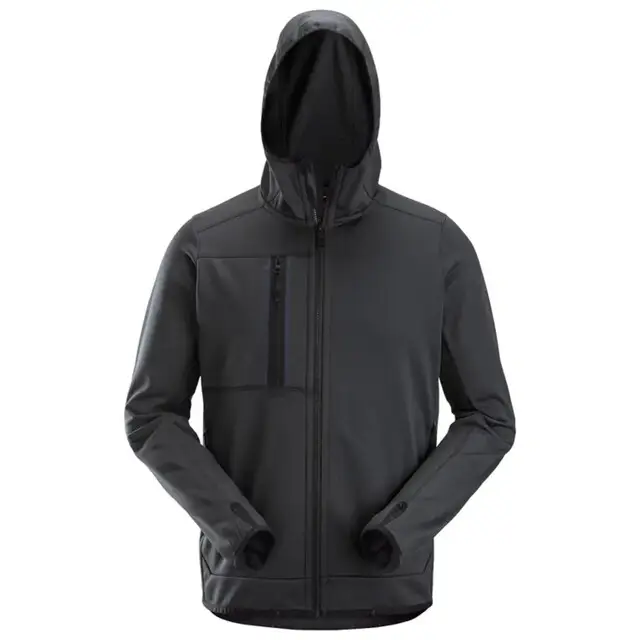 Snickers Allroundworkfleece Hoodie 8058 Staal Grijs (5800) Maat L Alleen Vandaag
