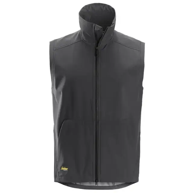 Snelle Levering Snickers Soft Shell Bodywarmer 4505 Staal Grijs (5800) Maat XXXL