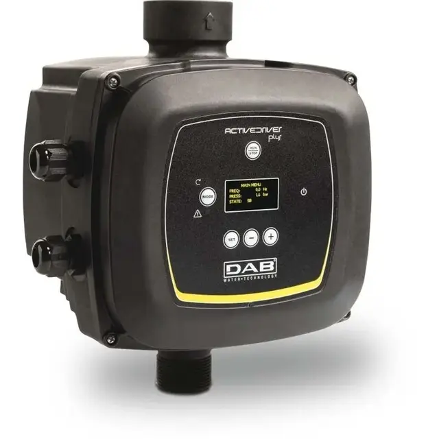 Gecertificeerd Bosta DAB Press control 1 1/4" x 1 1/2" buitendr. x binnendr. 10,5A 230/400VAC zwart