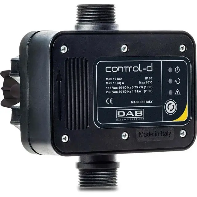 Bosta DAB Press control met droogloopbeveiliging 1" buitendr. 230VAC type Control-D Wereldwijde Verzending