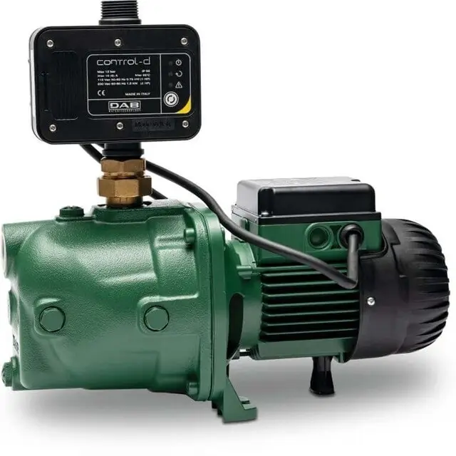 Bosta DAB Jetpomp gietijzer 1" x 1 1/4" binnendr. x buitendr. 6bar 3,8A Groen Authentiek