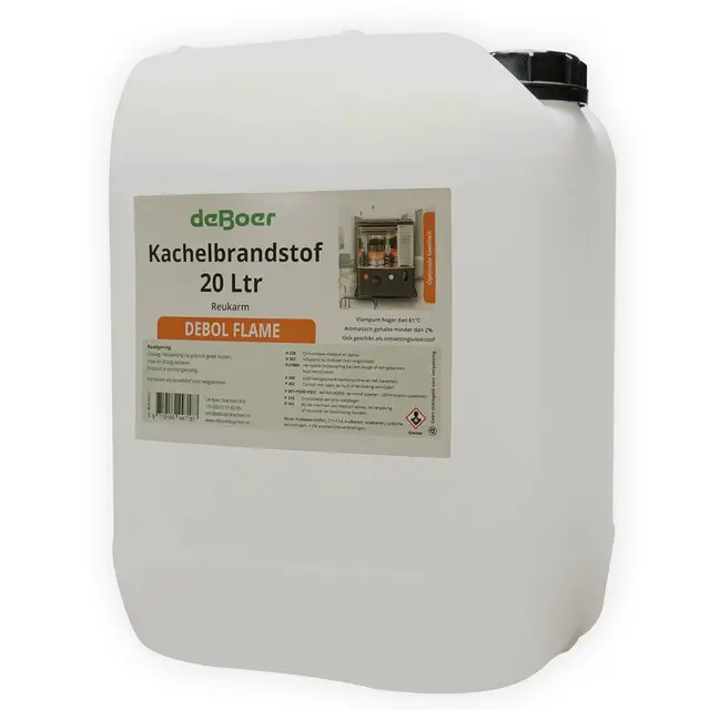 De Boer DEBOL Flame Petroleum Kachelbrandstof 10 Liter Favoriet