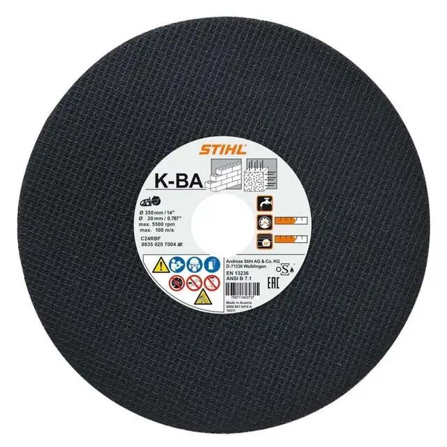 Stihl Kunsthars Doorslijpschijf Steen - 脴400 mm Nu Kopen