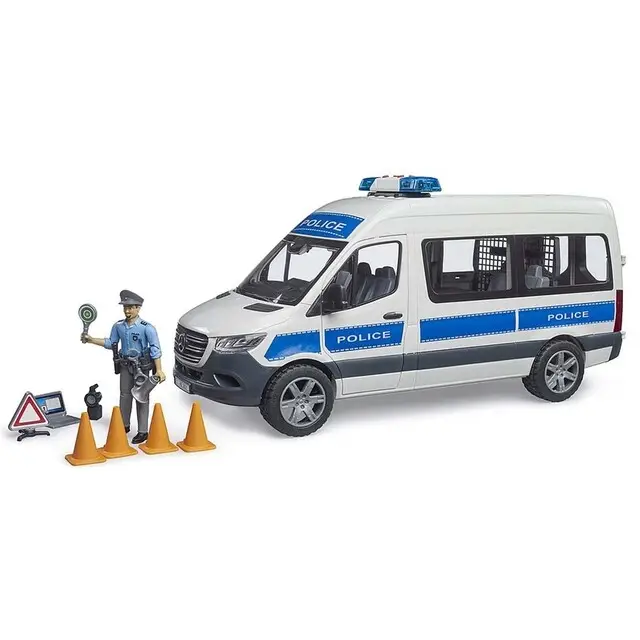 Bruder - Mercedes-Benz Sprinter Politiebus 1:16 - Met Licht En Geluid Hete Deal