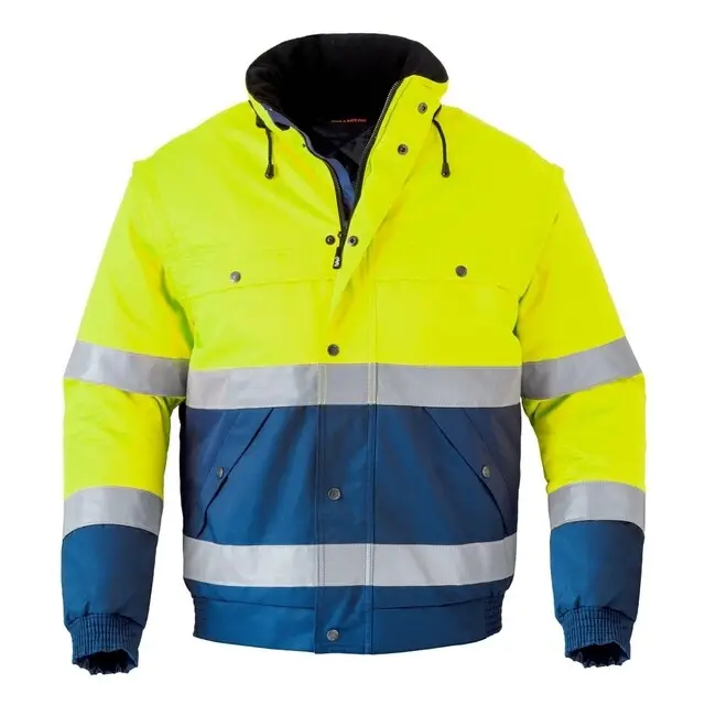 Budget HAVEP Hi-Vis All Season Jack 5139 Geel/Marine Maat M