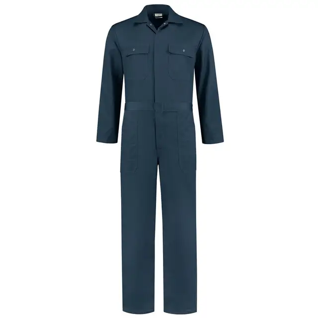 De Boer Polyester/Katoen Overall Marine Maat 66 Professioneel