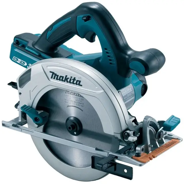 Op = Op Makita 2x18 V Cirkelzaag 190 mm DHS710ZJ