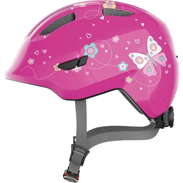 Abus Fietshelm Smiley 3.0 Pink Butterfly - maat S Koop Online