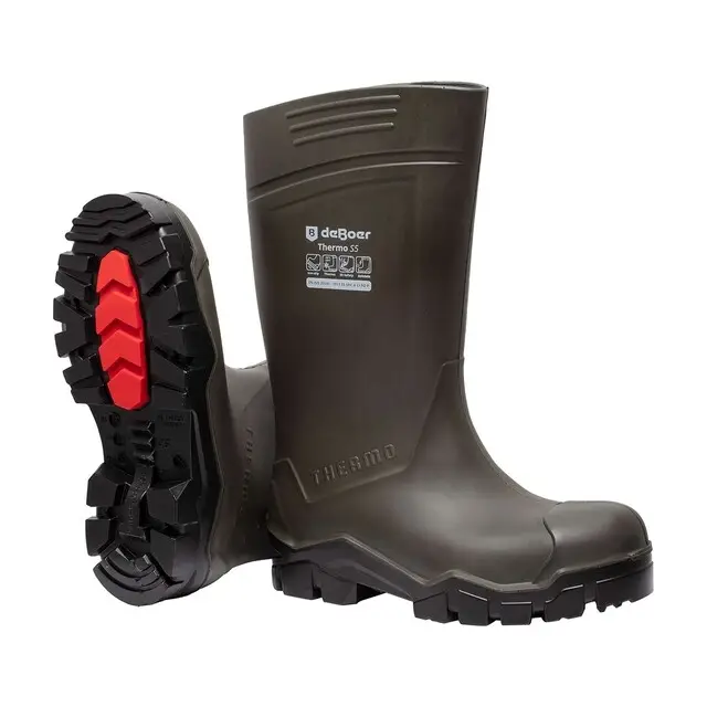 De Boer Werklaars Thermo Groen, Beveiligd S5 - Maat 45 Weekendaanbieding