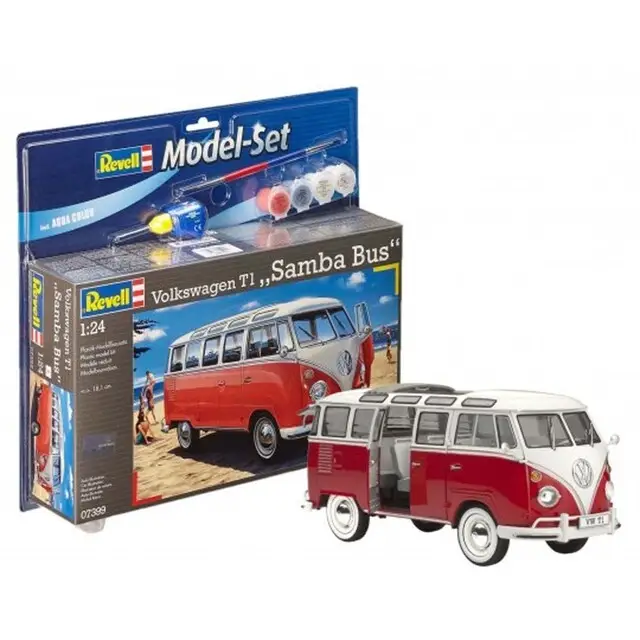 Snelle Levering Revell Model Set Volkswagen T1 SAMBA BUS