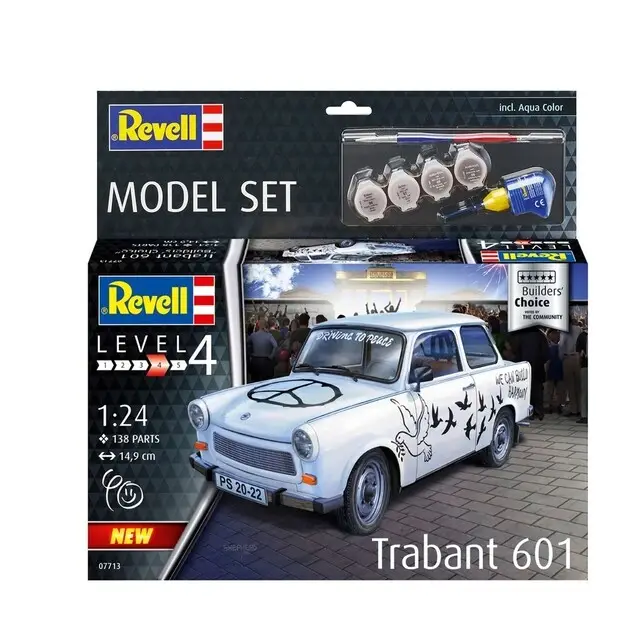 Lage Prijs Revell Model Set Trabant 601S Builder's Choice
