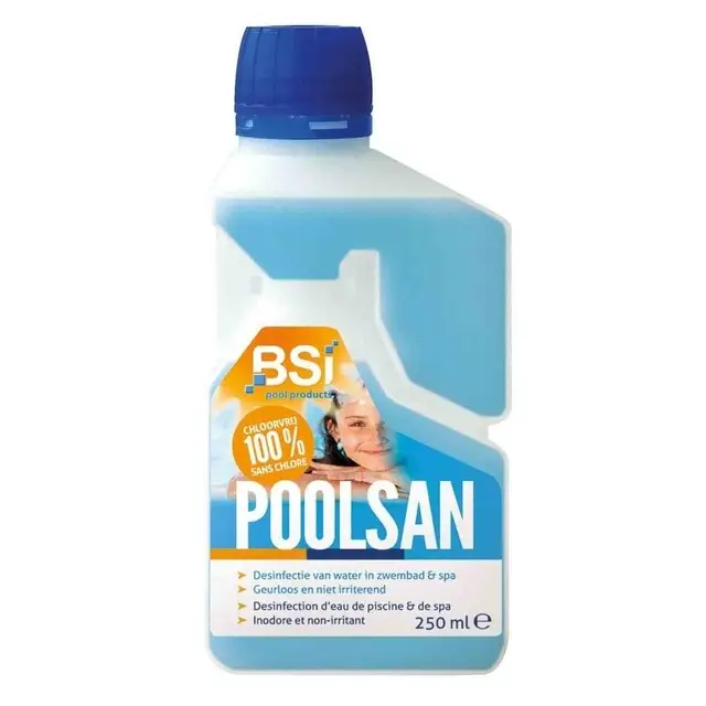 Gratis Retour BSI PoolSan CS 250ml waterbehandeling