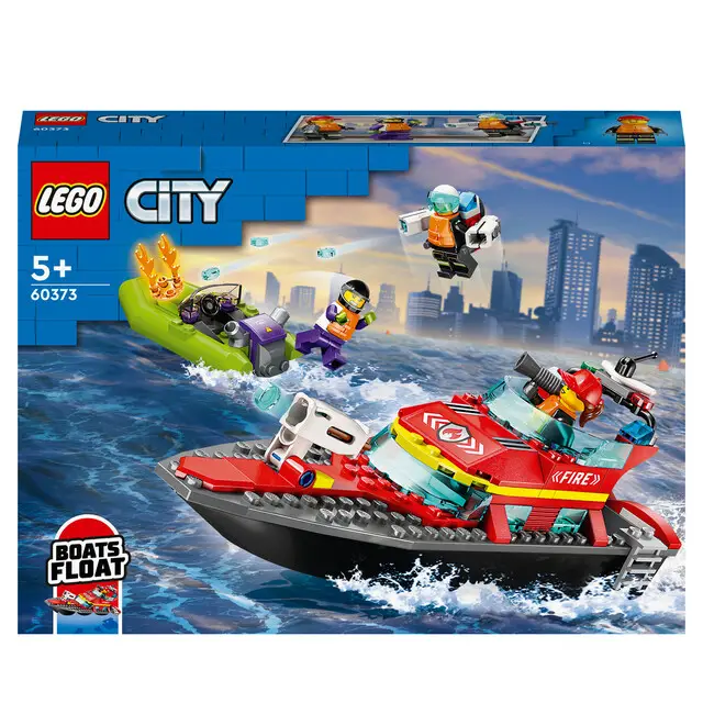 LEGO City 60373 - Reddingsboot Brand Bestel Nu