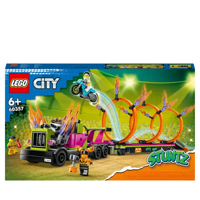 LEGO City 60357 - Stunttruck & Ring of Fire-uitdaging Nieuw