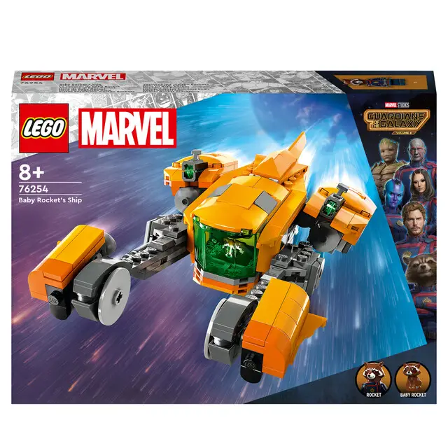 Limited Edition LEGO Marvel 76254 - Super Heroes Het schip van Baby Rocket