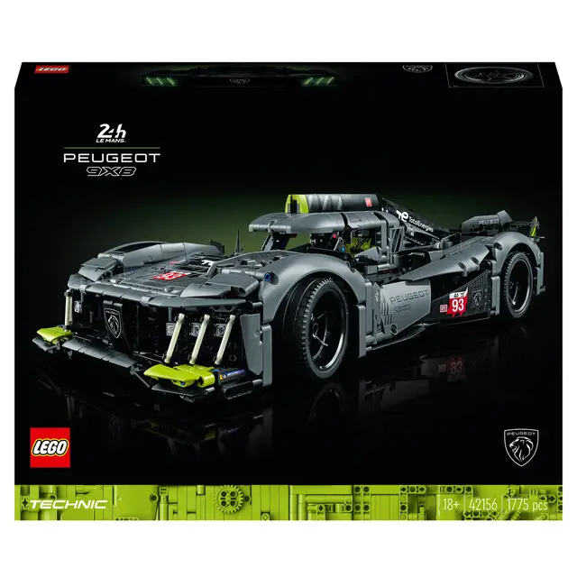 Koopje LEGO Technic 42156 - PEUGEOT 9X8 24H Le Mans Hybrid Hypercar