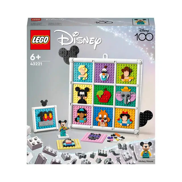 Betaalbaar LEGO Disney 43221 - Disney 100 jaar animatiefiguren