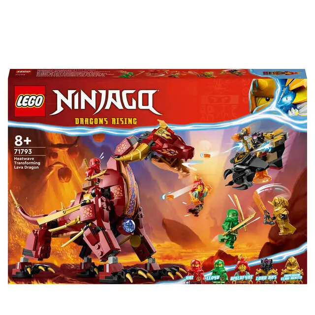 Limited Edition LEGO NINJAGO 71793 - Heatwave transformerende lavadraak