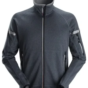 Snickers Fleece Jack 8004 Staal Grijs (5800) Maat XL Betaalbaar