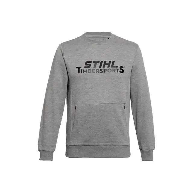Koop Online Sweat Shirt Sz S Logo Timbersports Grijs Stihl