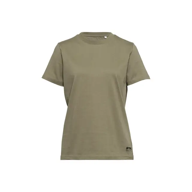 T-shirt Sz M Dames Sustainable Basic Groen Stihl Beperkt Aanbod