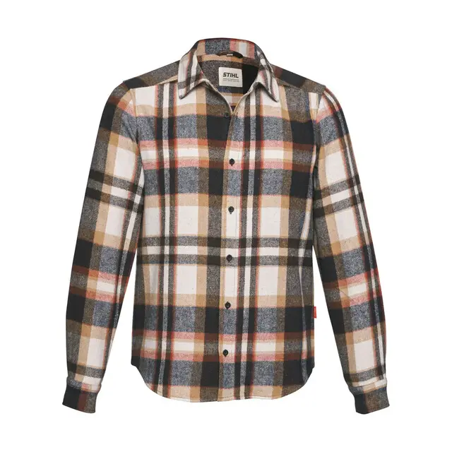 Bestel Nu Stihl Hemd SZ XXL PLAID FLANNEL COSY bruin