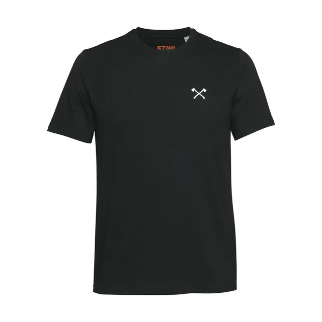 Korting Stihl T-shirt SZ XXXL TIMBERSPORTS AXE BLACK zwart