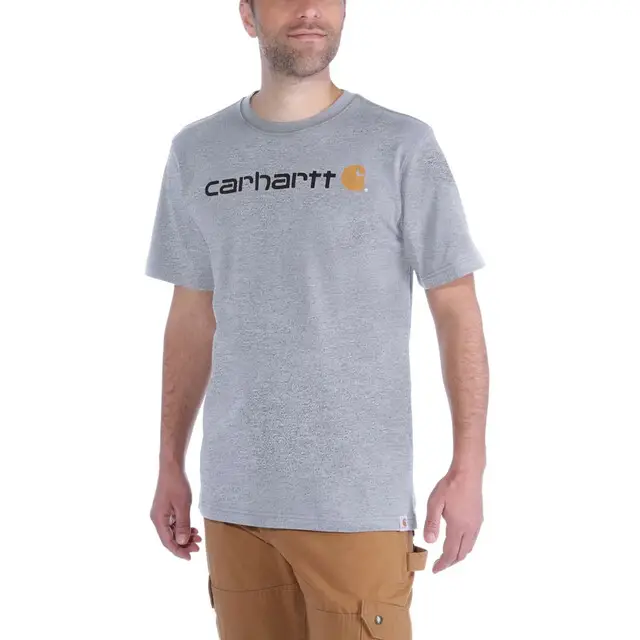 Speciale Aanbieding Carhartt 103361 Gebreid Shirts Gem锚leerd Grijs L