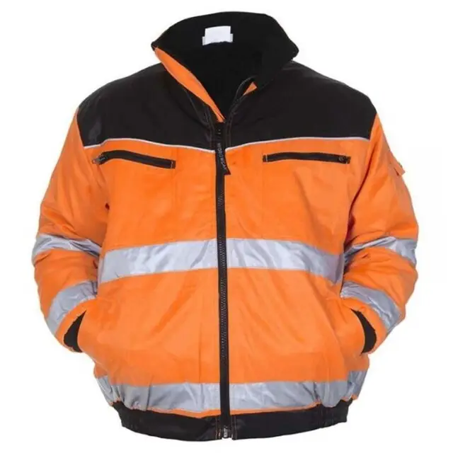 Hydrowear Hi-Vis Piloten Jas Helsinki Oranje/Zwart Maat 3XL Betaalbaar