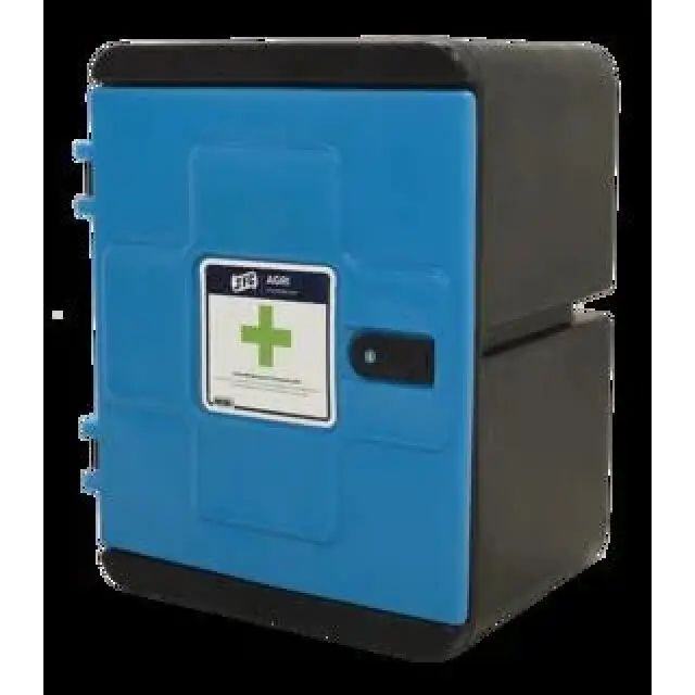 Laatste Kans JFC Medicijnkast Klein Zwart Met Blauwe Deur