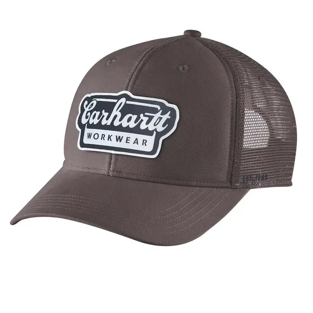 Carhartt Ah6738 Twll Mshbk Scrpt Ptch Cp Dark Sepia 脡én maat Dagaanbieding