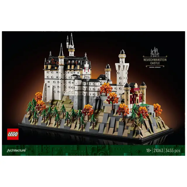 Lego 21063 Architecture Neuschwanstein Origineel