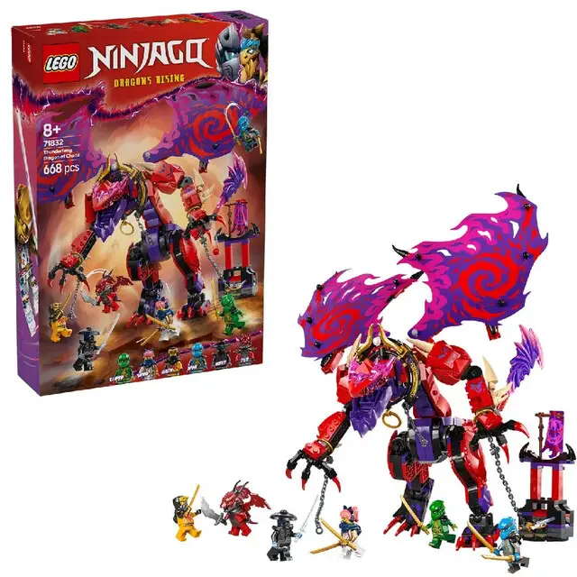 Lego 71832 Ninjago Bliksemtand Draak Van Chaos Exclusief