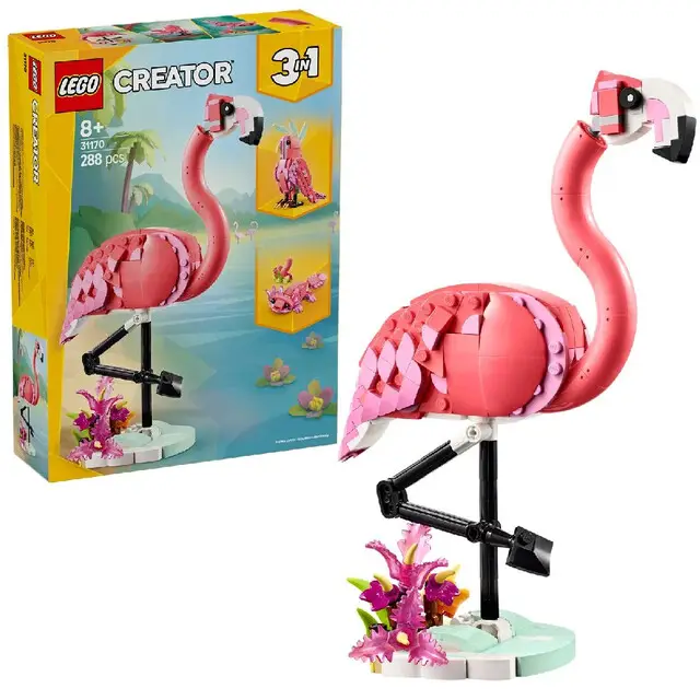 Dagaanbieding Lego 31170 Creator Wilde Dieren Roze Flamingo