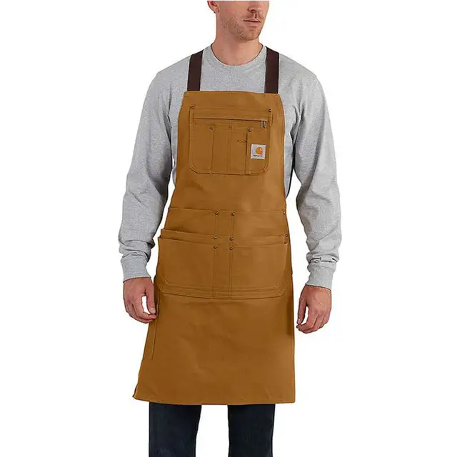 Koop Online Carhartt Unisex Schort Stevige Duck-stof-stof Bruin - Maat 脡én maat