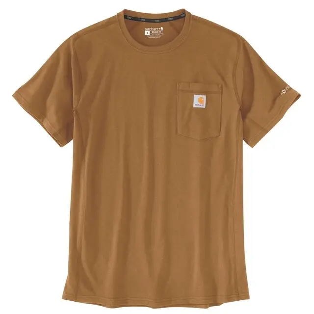 Beperkt Aanbod Carhartt Heren T-shirt Ruime Pasvorm Bruin - Maat XL
