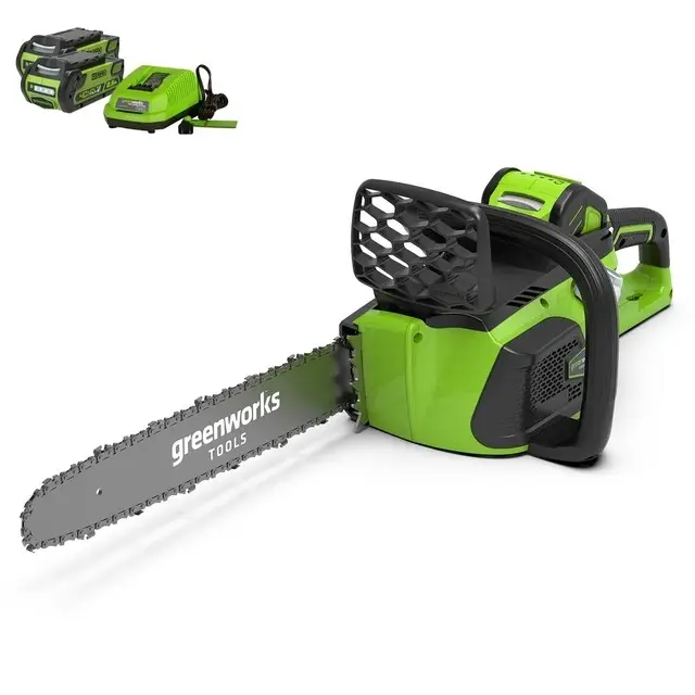 Veilige Betaling Greenworks GD40CS4 40 V Accu Kettingzaag 40 cm - Met Accu En Lader