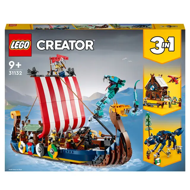 LEGO Creator Vikingschip en de Midgaardslang Meest Verkocht