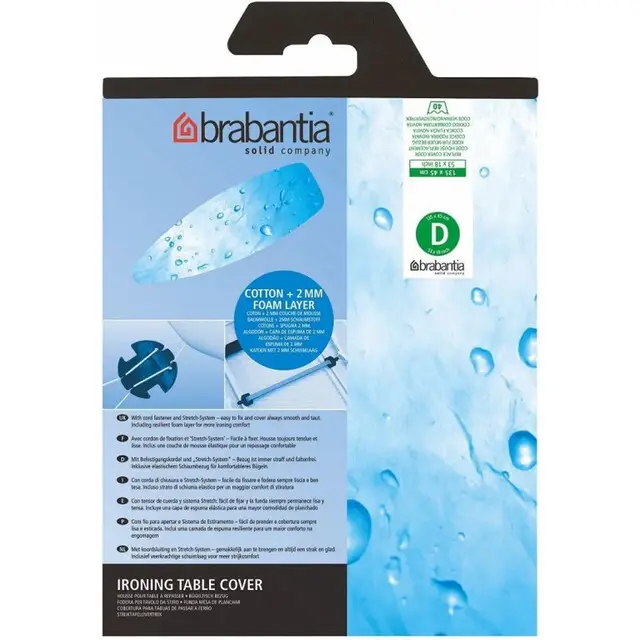 Brabantia Strijkplankhoes D - 135 x 45 cm Direct Verzonden