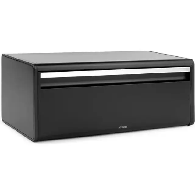 Professioneel Brabantia Broodtrommel - met klepdeksel - Mat Zwart