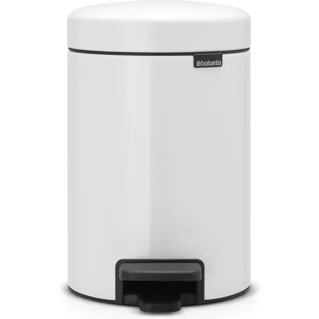 Handgemaakt Brabantia NewIcon Pedaalemmer - 3L - Wit