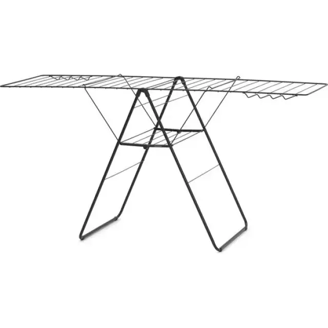 Brabantia HangOn Droogrek 25m - Inklapbaar Wasrek - Mat Zwart Actieprijs