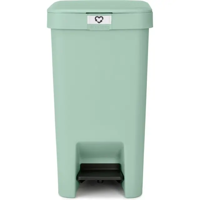 Brabantia StepUp Prullenbak - Pedaalemmer - 16 liter - Jade Green Op = Op