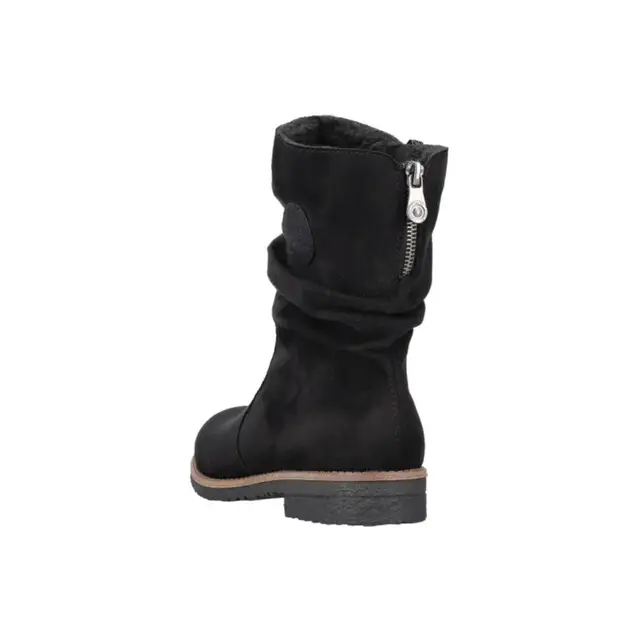 Rieker Dameslaars Microfiber Zwart Mt 42 Finale Uitverkoop