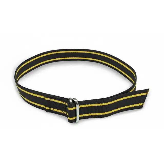 Computerhalsband (Zwart-Geel) met Schalmsluiting - 130 Cm / 40 MM Superprijs