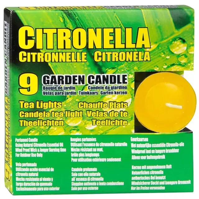 Aanbieding Van der Meulen Citronella Waxinelichtje 9st.