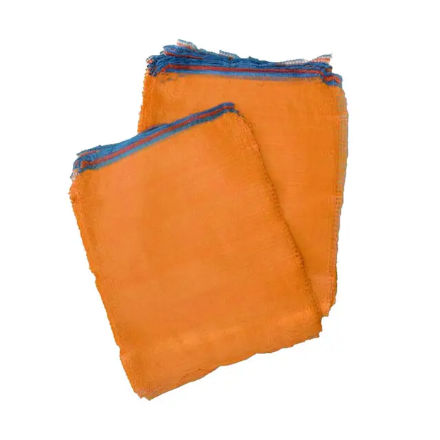 Ambachtelijk De Boer Netzakken Geel met Trekband 41 x 63 cm - bundel 100 zakken